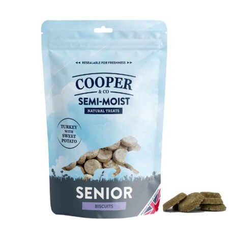Cooper & Co Semi-Moist Biscuit Senior Turkey with Sweet Potato 135g Cooper & Co Semi-Moist Biscuit Senior Turkey with Sweet Potato 135g