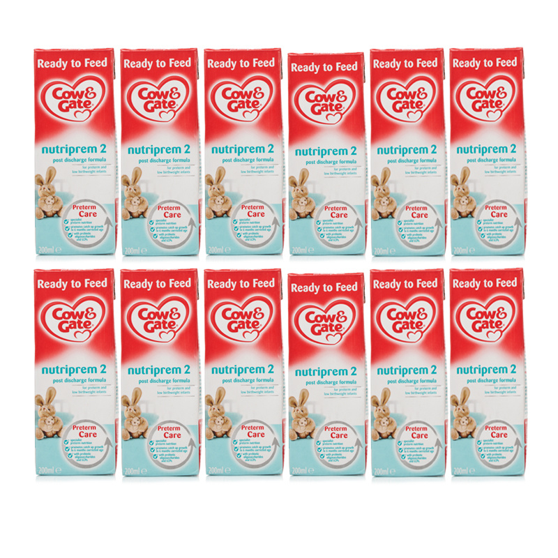 Cow & Gate Nutriprem 2 Ready to Feed Milk 12 Pack Chemist Direct