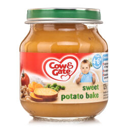 Babycare Cow & Gate Stage 1 Baby Balance Sweet Potato Jar - 125g Babycare Cow & Gate Stage 1 Baby Balance Sweet Potato Jar - 125g