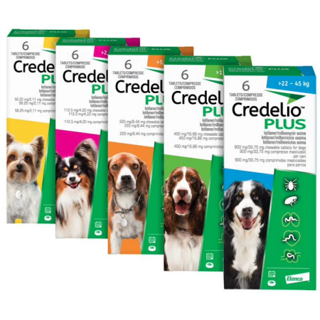 Credelio Plus Flea and Tick Chewable Tablets for Dogs 1.4 - 2.8kg Credelio Plus Flea and Tick Chewable Tablets for Dogs 1.4 - 2.8kg