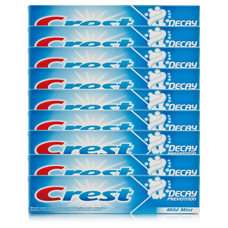 Crest Decay Prevention Toothpaste 9 Pack Toothpaste Chemist Direct