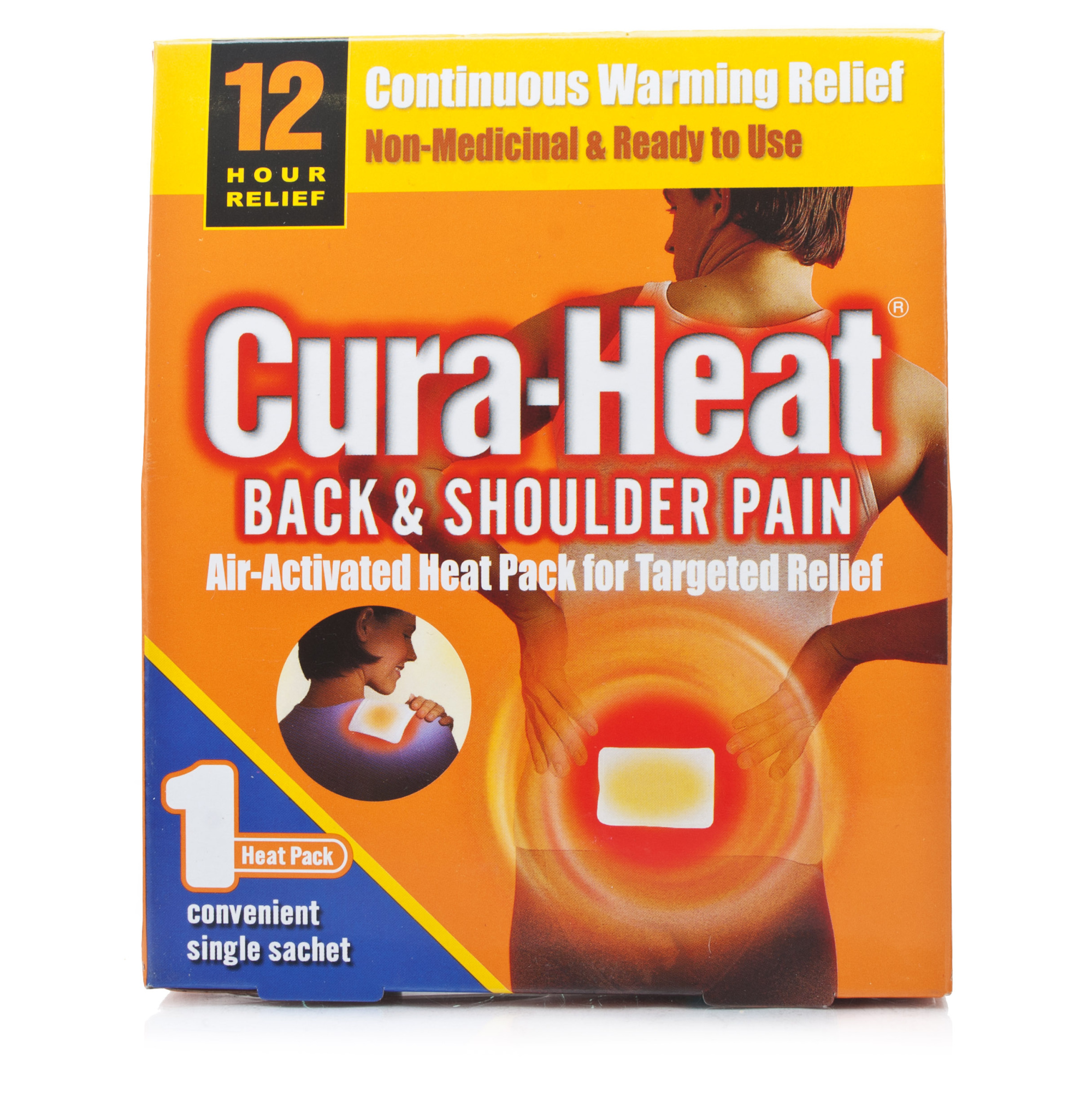 Cura Heat Back & Shoulder Pain Medicines £1.75 Chemist Direct