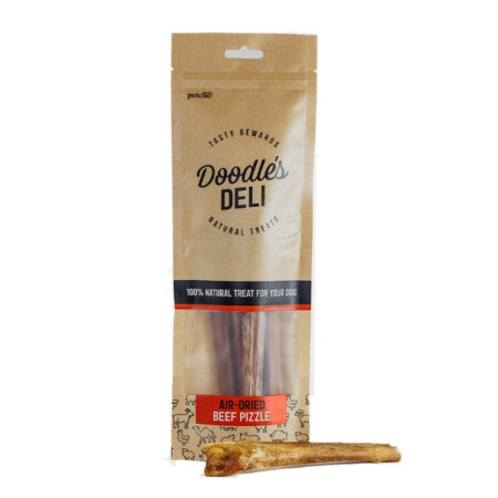 Doodles Deli Air Dried Beef Pizzle 100g Doodles Deli Air Dried Beef Pizzle 100g