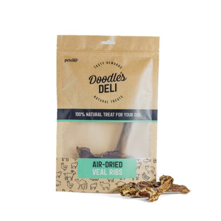 Doodles Deli Air Dried Veal Ribs 75g Doodles Deli Air Dried Veal Ribs 75g