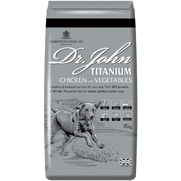 Dr John Titanium Working Dog Food 15kg