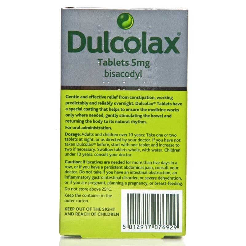 Dulcolax (12 Years Plus)