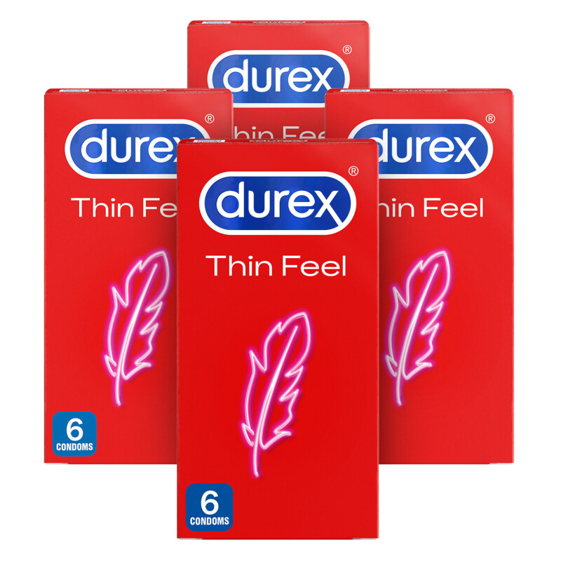 Durex Thin Feel Condoms Four Pack