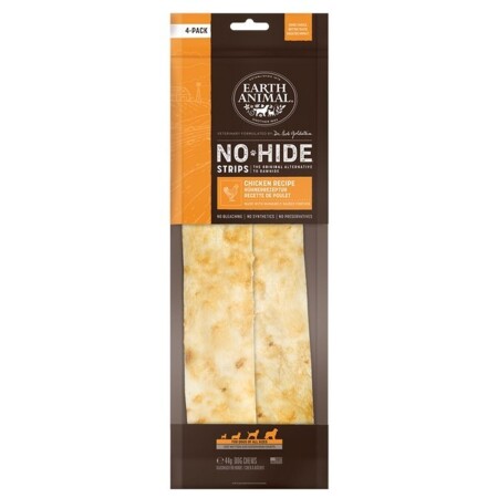 Earth Animal No Hide Chicken Strips 4pk 44g Earth Animal No Hide Chicken Strips 4pk 44g