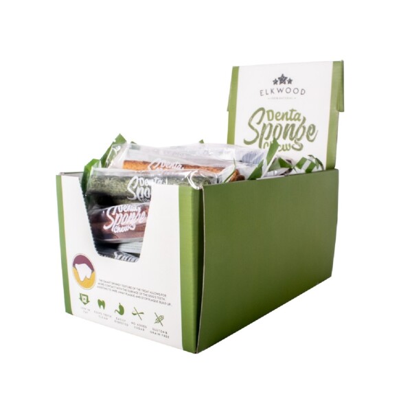 Elkwood Natutal Vegtable Sponge Dental Sticks 7pk for Dogs