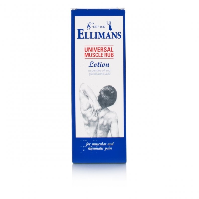 Ellimans Universal Embrocation 100ml Pain Relief Chemist Direct