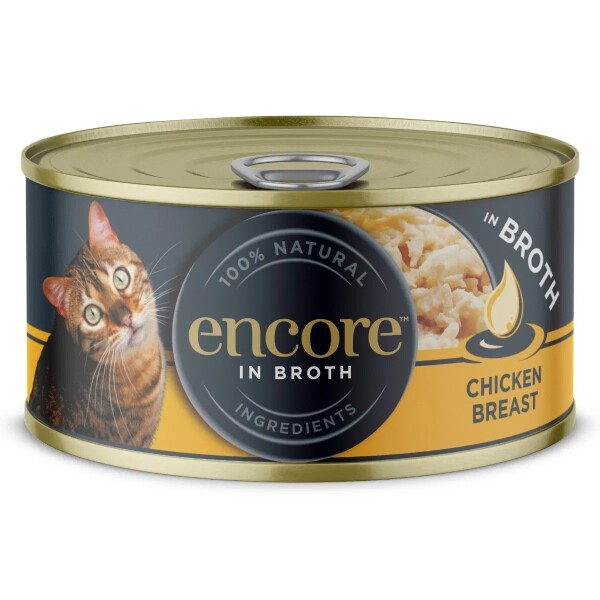 Encore Adult Wet Cat Food Tin Chicken Breast - 70g x 16