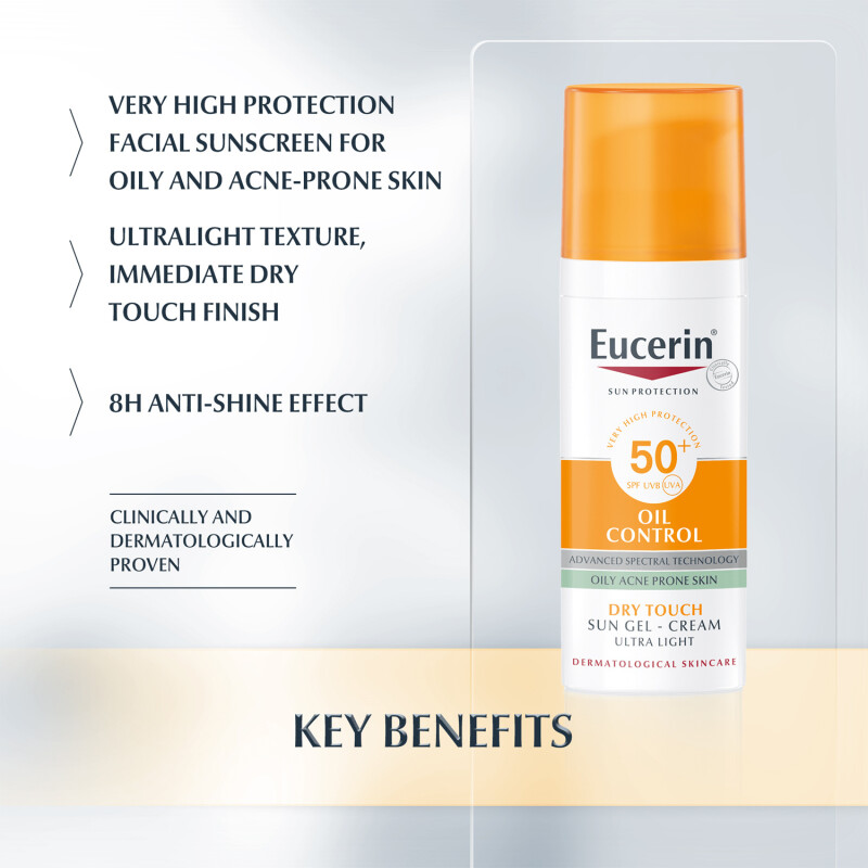Eucerin Oil Control Sun-Gel Cream Dry Touch SPF50
