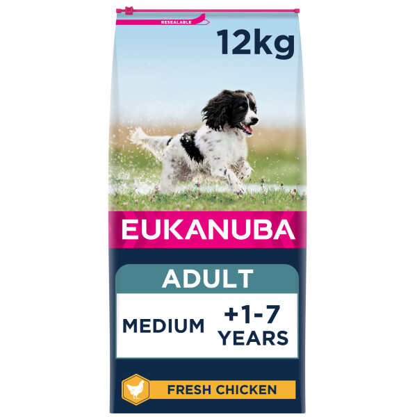 Eukanuba Active Adult Medium Breed Chicken 12kg