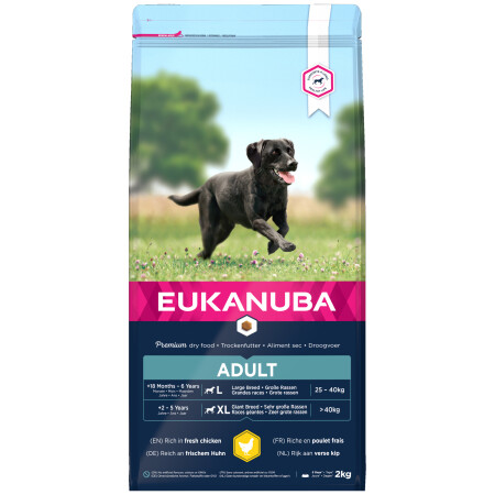 Eukanuba Adult Large Dry Dog Food Chicken 2kg Eukanuba Adult Large Dry Dog Food Chicken 2kg