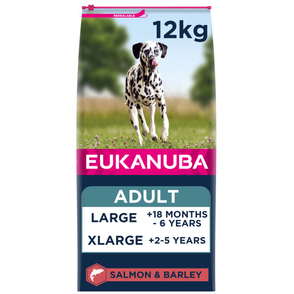 Eukanuba Adult Large Dry Dog Food Salmon & Barley 12kg