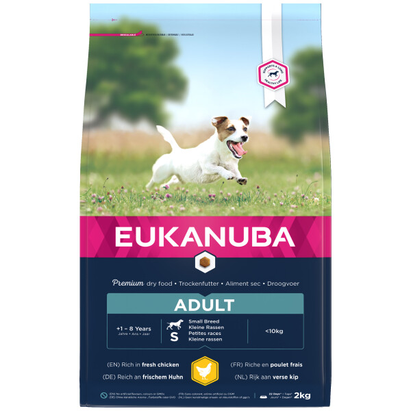 Eukanuba Adult Small Dry Dog Food Chicken 2kg