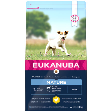 Eukanuba Mature Small Dry Dog Food Chicken 2kg Eukanuba Mature Small Dry Dog Food Chicken 2kg
