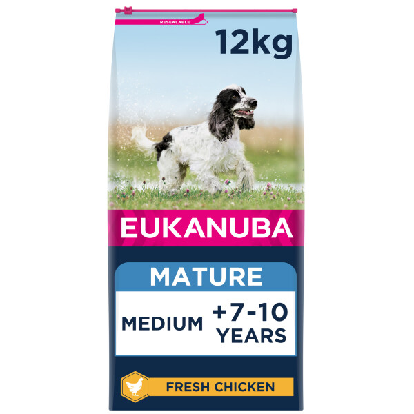 Eukanuba Thriving Mature Medium Breed Chicken 12kg