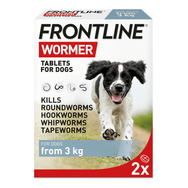 FRONTLINE WORMER Treatment Dog - Pack of 2