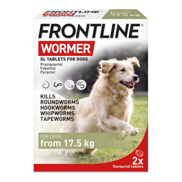 FRONTLINE WORMER Treatment XL Dog - Pack of 2