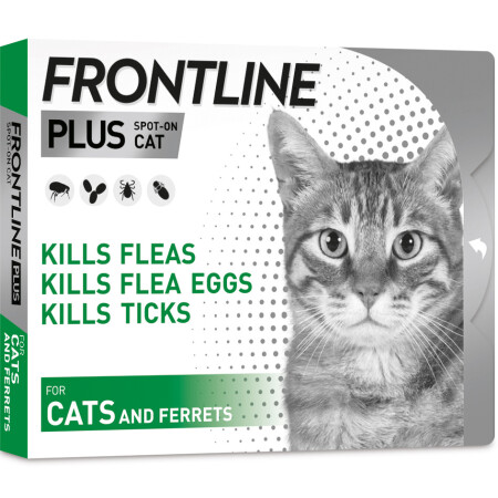 FRONTLINE PLUS® Flea & Tick Treatment Cat  FRONTLINE PLUS® Flea & Tick Treatment Cat