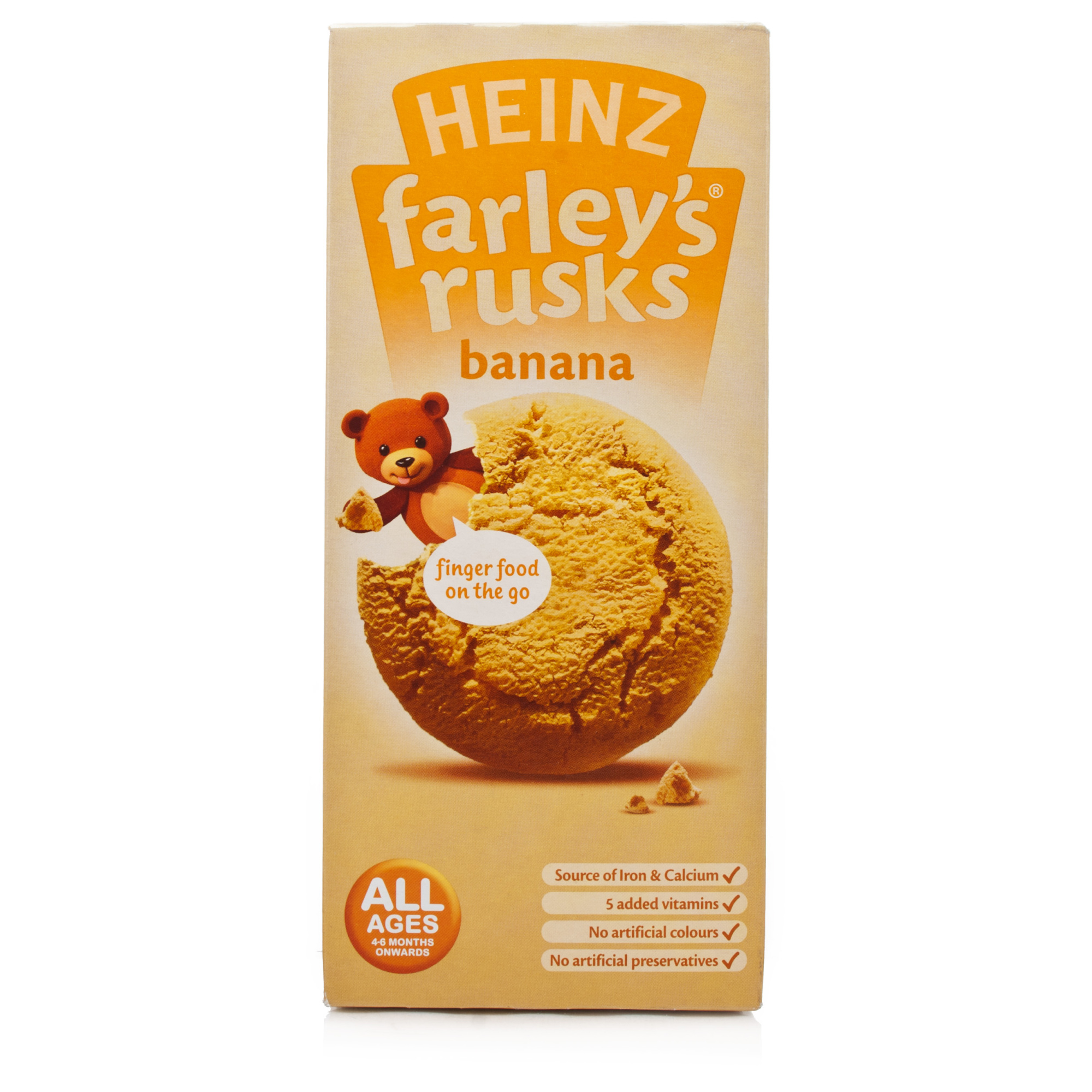 Farley's Rusks Reduced Sugar Banana Flavour 9 Pack Chemist Direct