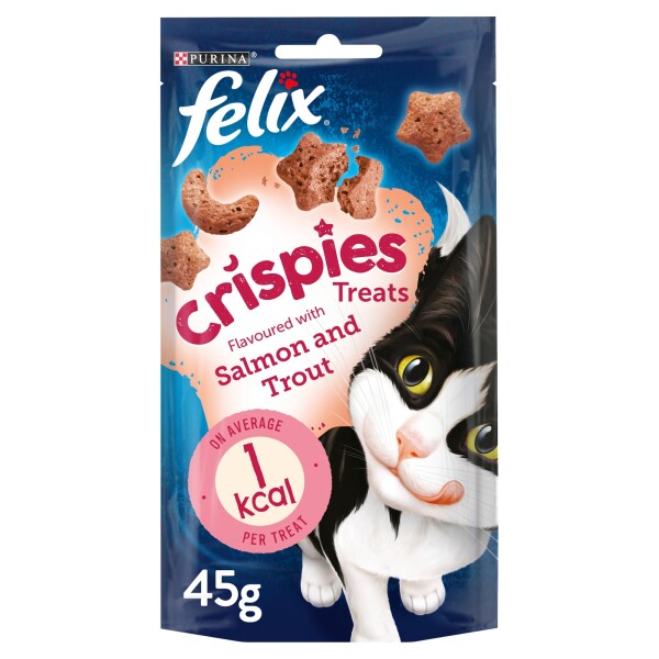 Felix Crispies Salmon and Trout 45g