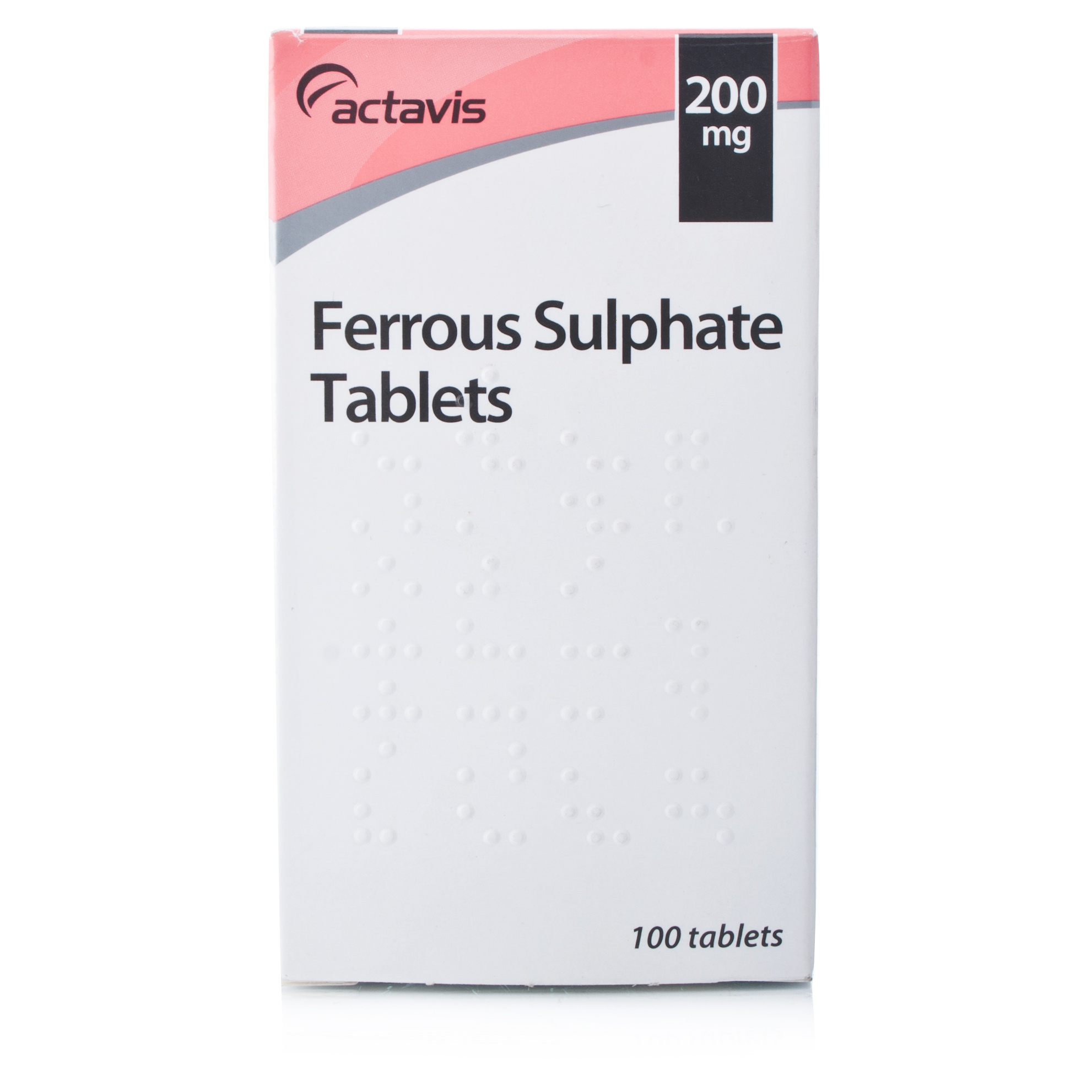 Ferrous Sulphate 200mg Tablets 100 Iron Supplements Chemist Direct 0120