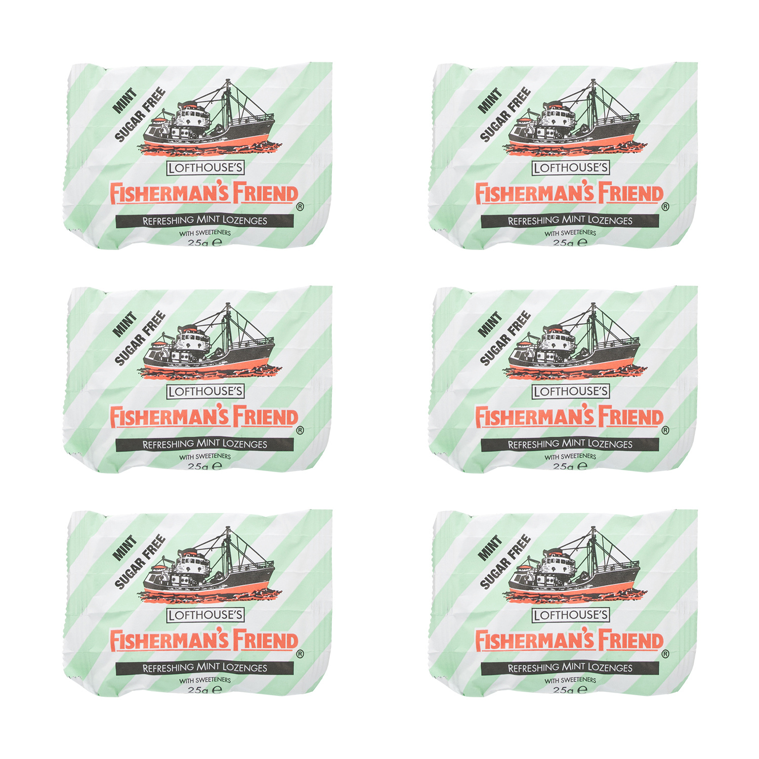 Fishermans Friend Sugar Free Lozenges Mint- 6 Pack Review