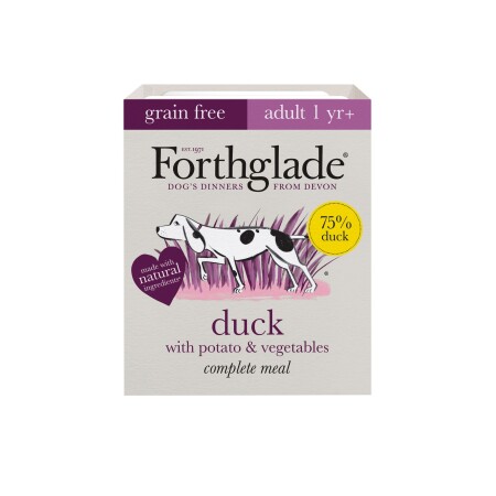 Forthglade Adult Dog Grain Free Complete Duck Potato & Veg 395g 18pk Forthglade Adult Dog Grain Free Complete Duck Potato & Veg 395g 18pk