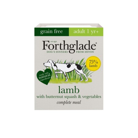 Forthglade Adult Dog Grain Free Complete Lamb Butternut Squash & Veg 395g 18pk Forthglade Adult Dog Grain Free Complete Lamb Butternut Squash & Veg 395g 18pk