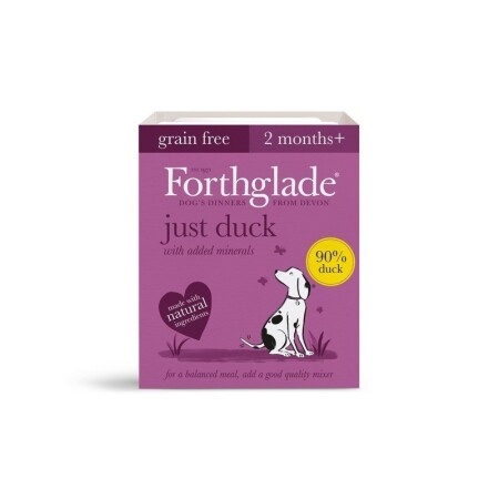Forthglade Adult Dog Grain Free Just 90% Duck 395g 18pk Forthglade Adult Dog Grain Free Just 90% Duck 395g 18pk