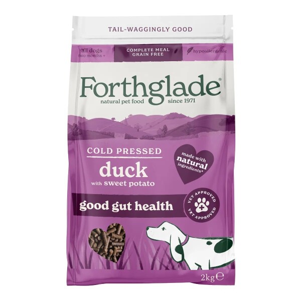 Forthglade Adult Dog Grain Free Natural Cold Pressed Duck