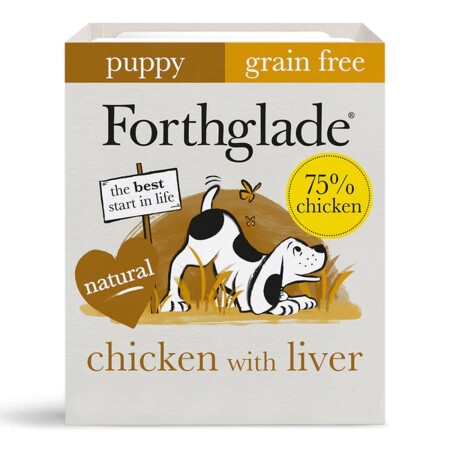 Forthglade Grain Free Puppy Complete Chicken Liver & Veg 395g 18pk Forthglade Grain Free Puppy Complete Chicken Liver & Veg 395g 18pk