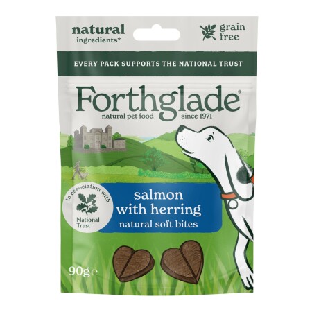 Forthglade Soft Bites Treats Salmon & Herring 90g Forthglade Soft Bites Treats Salmon & Herring 90g