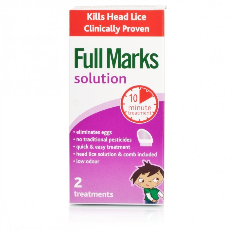 Full Marks Head Lice Solution 100ml Chemist Direct