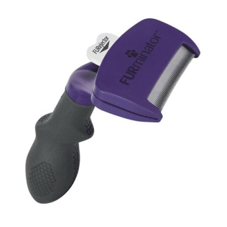 Furminator Deshedding Tool for Small Cats With Long Hair Furminator Deshedding Tool for Small Cats With Long Hair