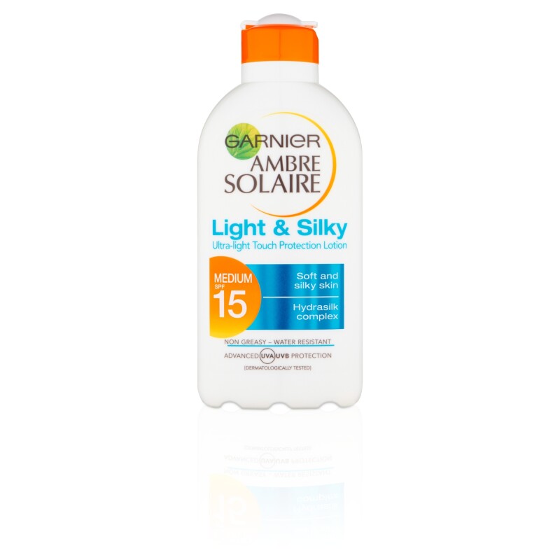 Garnier Ambre Solaire Light and Silky Sun Protection Lotion SPF15