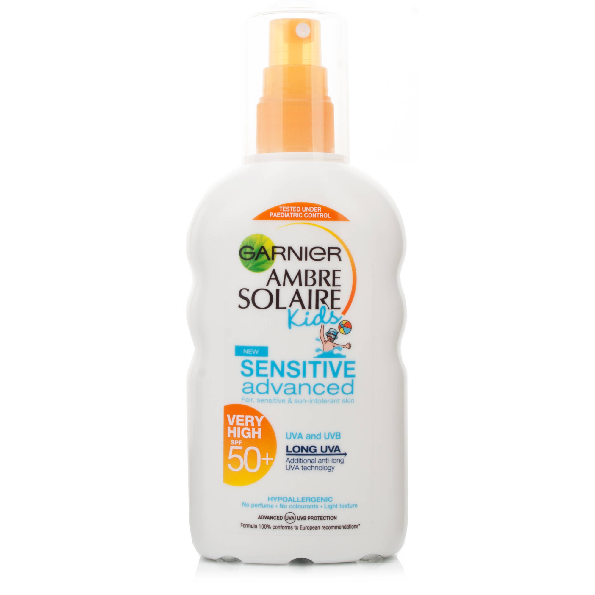 Garnier Ambre Solaire Sensitive Kids Spray Advanced Spf50+ - 200ml