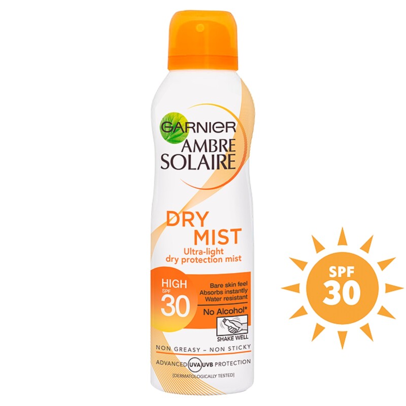 Garnier Ambre Solaire Dry Mist Sun Cream Spray SPF30
