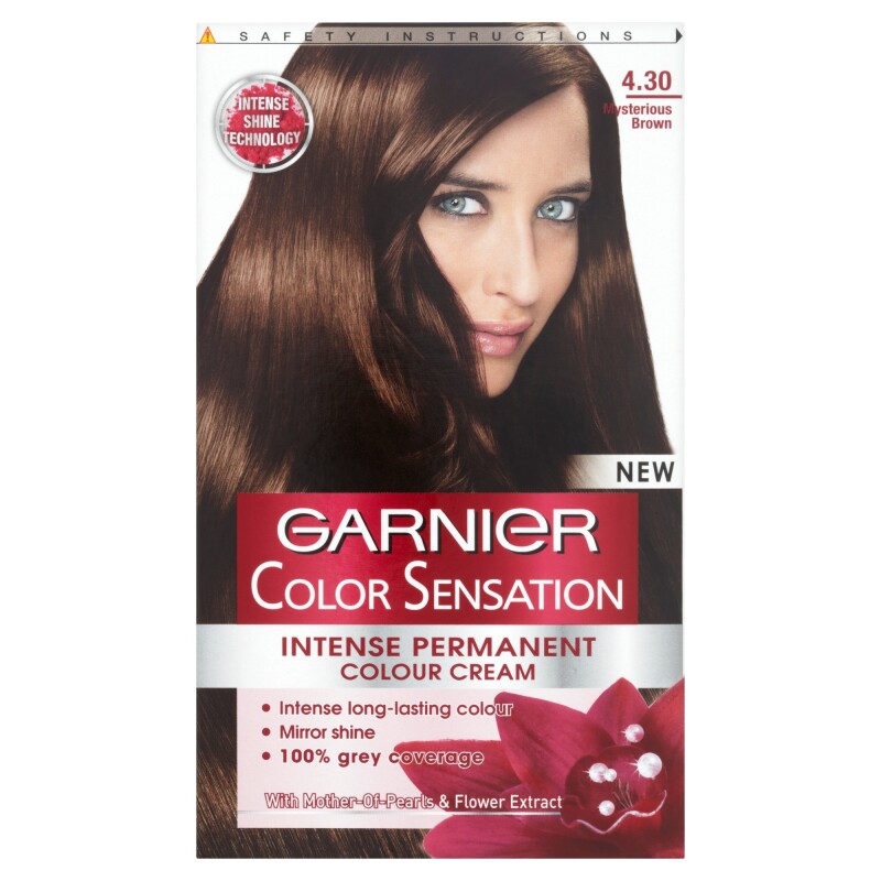 Garnier Colour Sensation Permanent Cream 4.30 Mysterious Brown