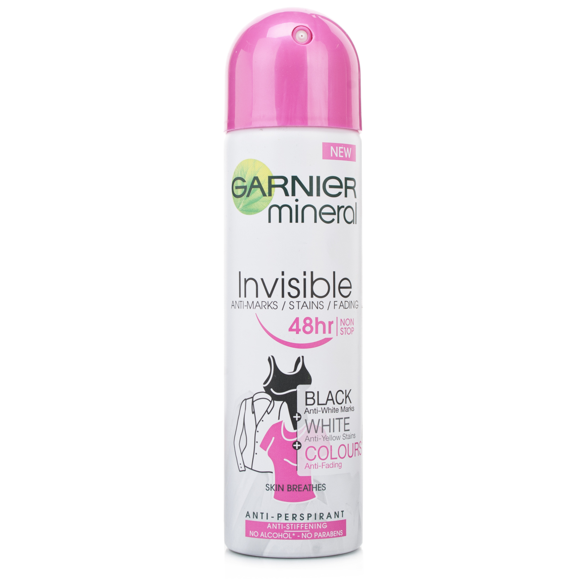 Garnier Mineral Invisible AntiWhite Marks/Stains/Fading Deodorant