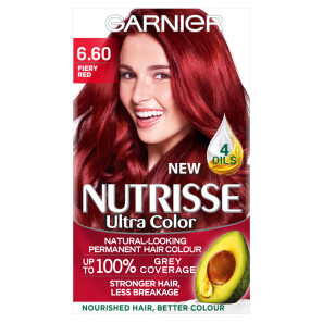 Buy Garnier Nutrisse Ultra 6 60 Fiery Red Hair Dye Chemist Direct