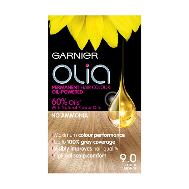 Garnier Olia 9.0 Light Blonde Hair Dye