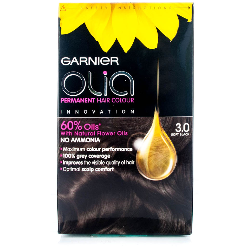 Garnier Olia Soft Black Hair Colourant Chemist Direct