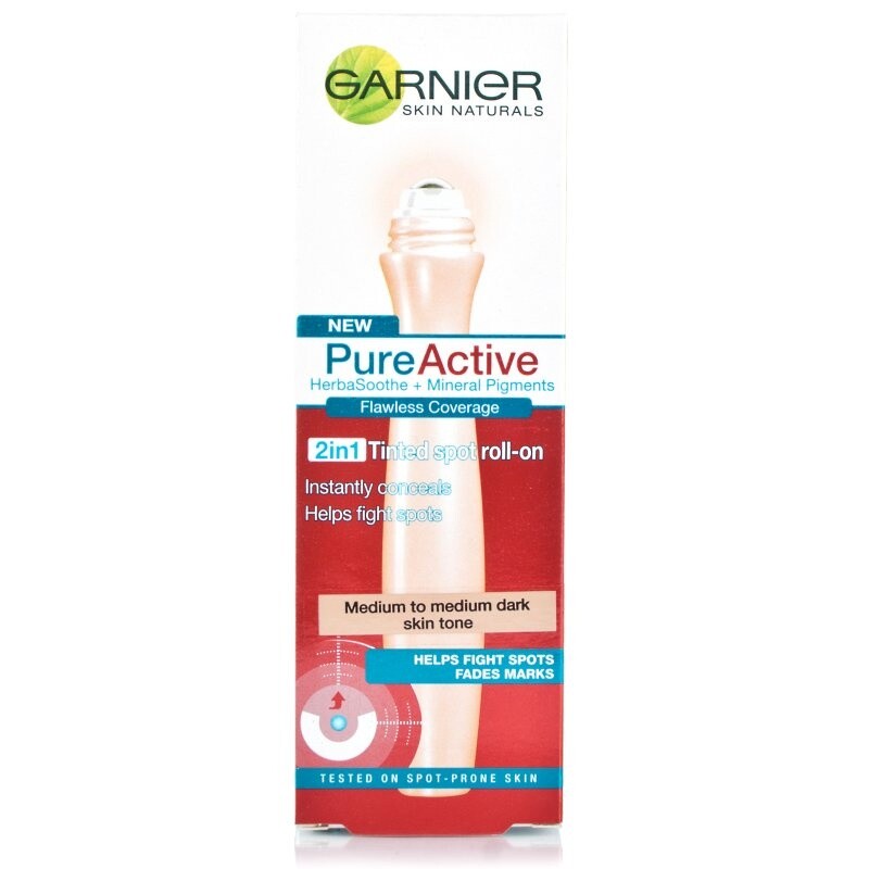 Garnier Pure Active Two in One Tinted Spot Roll on Medium Beige