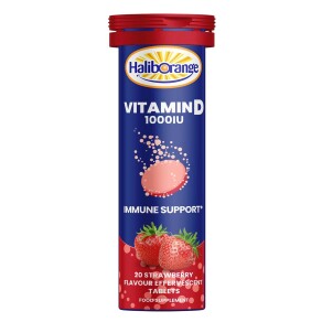 Haliborange Vitamin D 1000iu Strawberry Effervescent