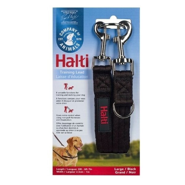 Halti Training Lead for Dogs - Black
