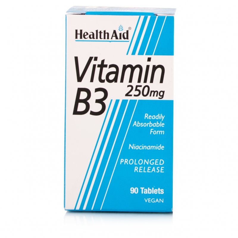 Healthaid Vitamin B3 Niacinamide 250mg Tablets Chemist Direct