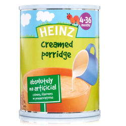Babycare Heinz Breakfast Creamed Porridge can - 128g Babycare Heinz Breakfast Creamed Porridge can - 128g
